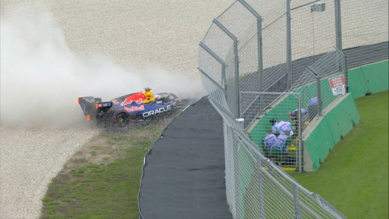 Max Verstappen protagonizó uno de los choques más fuertes en el inicio de la temporada 2026 de la Fórmula 1.