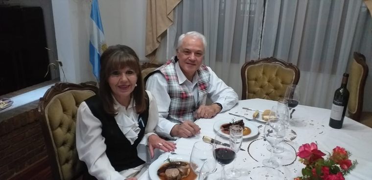 María Elena Villanova y Mario Sileoni.