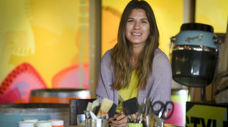 La artista fue contratada por el Ministerio de Cultura y Turismo de Mendoza. Foto: Pachy Reynoso / MDZ