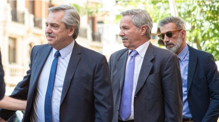 Alberto Fernádez y Felipe Solá.