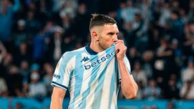 Maravilla Martínez generó furor entre los hinchas de Racing. Maravilla Martínez generó furor entre los hinchas de Racing.