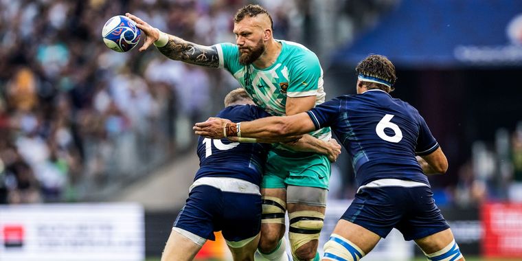 Sudáfrica comenzó con el pie derecho la defensa del título. Foto: @Springboks