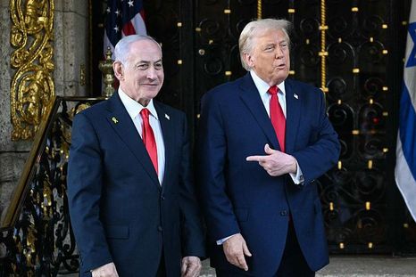 Trump y Netanyahu el pasado diciembre en Mar-a-Lago. Trump y Netanyahu el pasado diciembre en Mar-a-Lago.