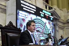 El presidente de la Cámara de Diputados, Sergio Massa.
