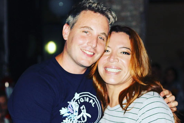 Lizy Tagliani junto a su marido Foto: Instagram @lizytagliani