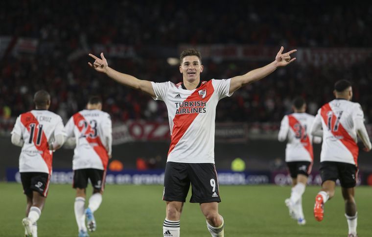 Julián Álvarez sigue dándole alegrías a River.
