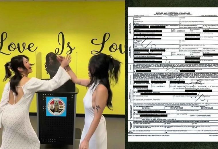 Renee y April se casaron en 2024 en Los Ángeles.