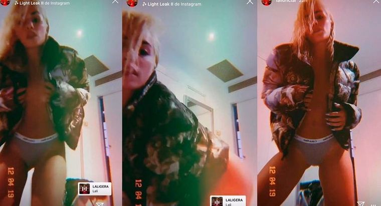 Lali Espósito le sube la temperatura a las redes sociales.