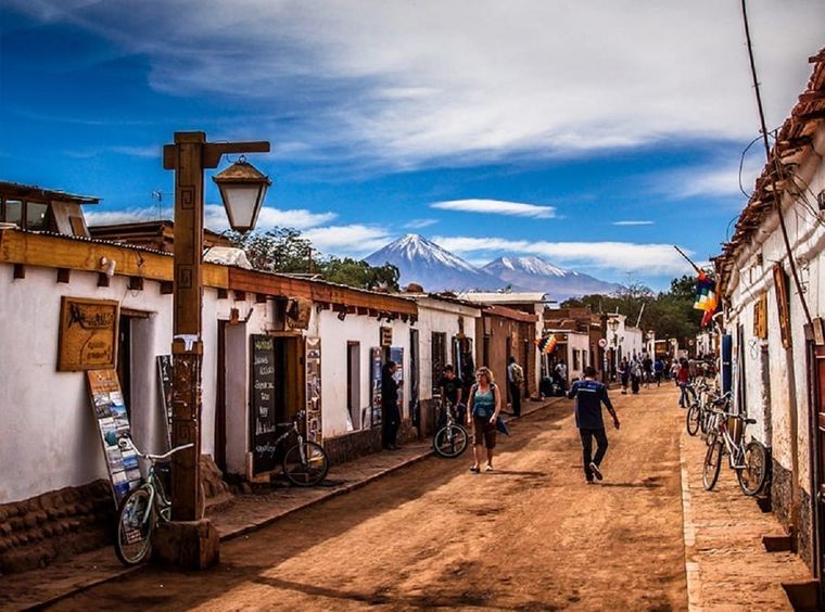 San Pedro de Atacama se encuentra al norte de Chile Foto: Sernatur