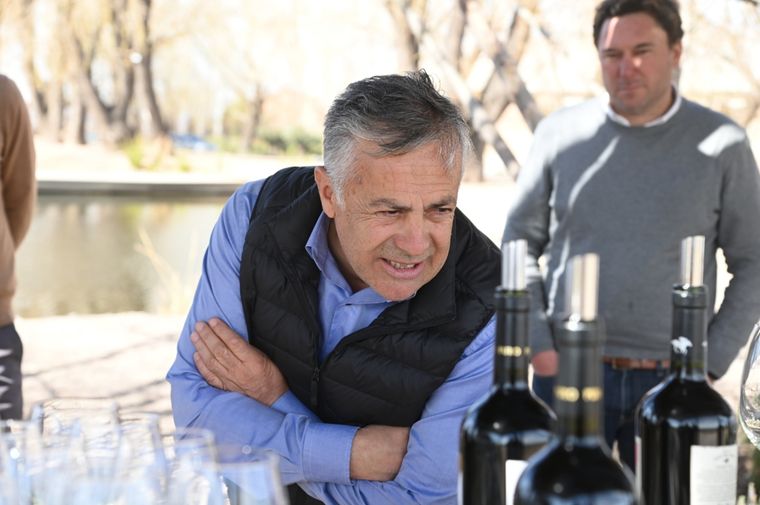 El candidato a gobernador habló sobre el turismo en Mendoza. Foto: Cambia Mendoza