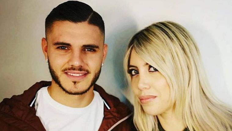 Mauro Icardi y Wanda Nara