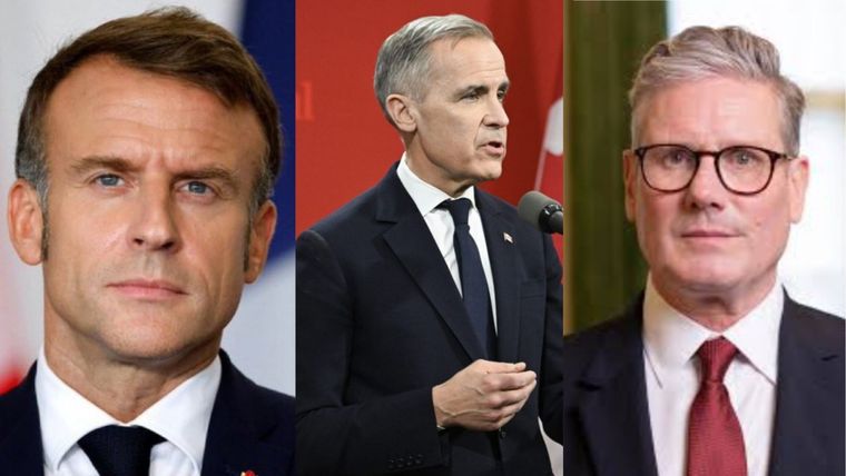 Los tres mandatarios que le exigieron a Netanyahu que frene la guerra. Foto: X