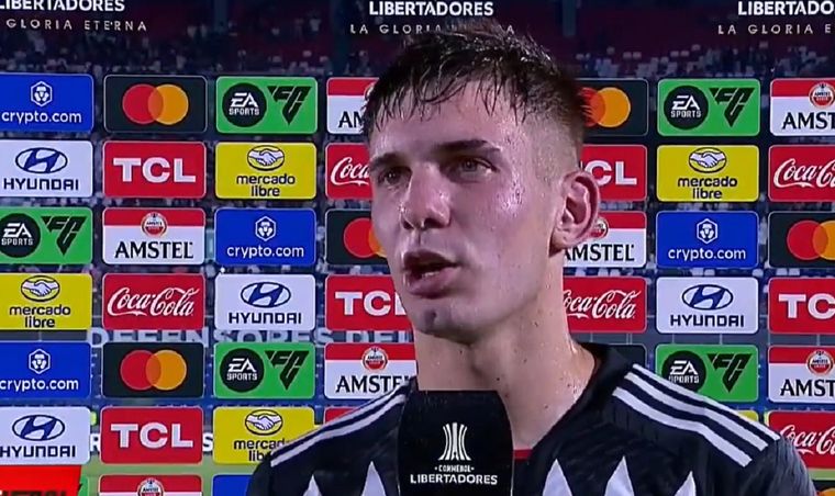El juvenil convirtió su primer gol en la competencia.