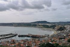El viento y la marea arrastraron al niño por la bahía sur de Scarborough.
