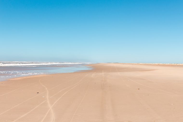 Esta playa está en el estado de Rio Grande do Sul Foto: Shuttestock