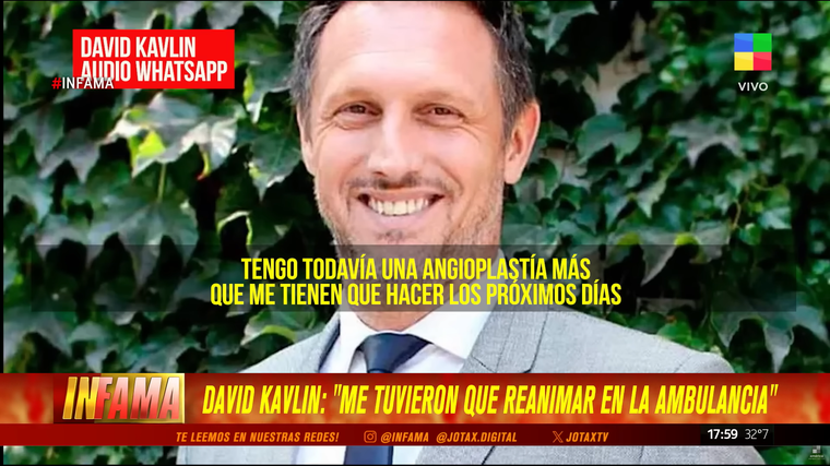 David Kavlin será nuevamente operado. David Kavlin será nuevamente operado.
