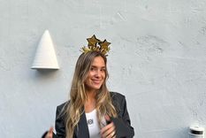 María Pombo y el pantalón clave para disfrutar los días siguientes a las fiestas de fin de año Foto: Instagram