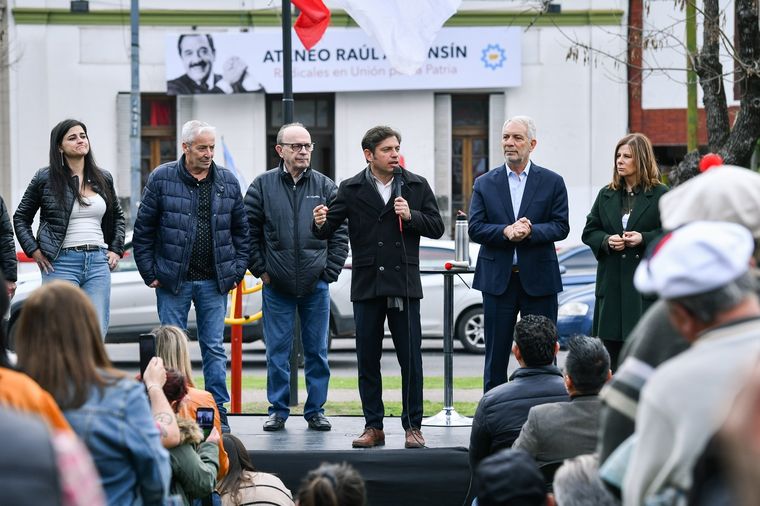 Kicillof inauguró en La Plata el ateneo/unidad básica Raúl Alfonsín Foto: Gentileza