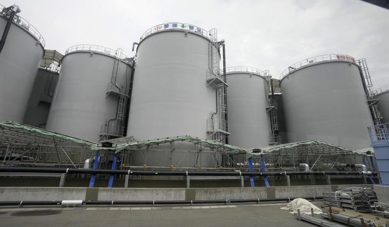 Fukushima aguas radiactivas Las aguas radiactivas de Fukushima son tiradas al mar. Foto: Efe.