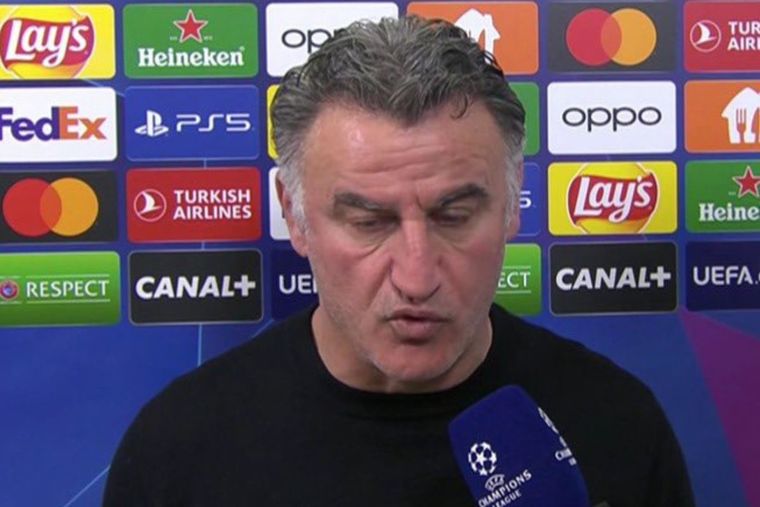 Galtier utilizó una llamativa excusa para justificar la eliminación del PSG.