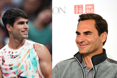 La historia detrás del entrenamiento de Carlos Alcaraz y Roger Federer Carlos Alcaraz y Roger Federer compartieron un entrenamiento en 2019. Foto: Instagram/ Edición: MDZOnline
