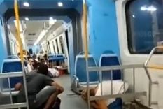 Están disparando en el tren, expresaron algunos de los usuarios del tren Roca, quienes vivieron un tenso momento en Lomas de Zamora