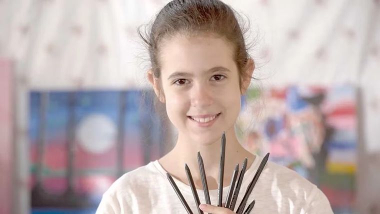 Juana tenía 13 años y soñaba con ser presidenta Foto: Gentileza El Doce TV