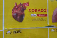 Los afiches que apuntan contra el candidato libertario