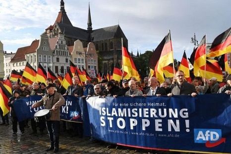 Manifestación callejera de Alternativa para Alemania. Foto: GETTY IMAGES