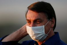 El presidente de Brasil, Jair Bolsonaro, en el Palacio de la Alvorada. Brasilia, Brasil, 18 de julio de 2020.