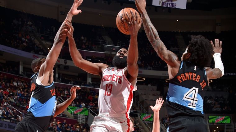 La Barba se despachó con 55 puntos. Houston Rockets Foto: Houston Rockets