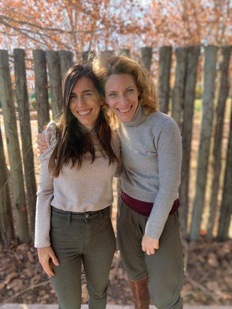 Julia Zuccardi recibió a Elena Roger. Foto: Gentileza