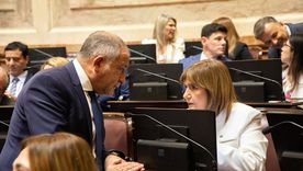 Patricia Bullrich le dio la bienvenida a Luis Juez al interbloque de La Libertad Avanza. Patricia Bullrich le dio la bienvenida a Luis Juez al interbloque de La Libertad Avanza.