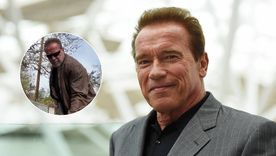 Arnold Schwarzenegger se puso a reparar las calles de su barrio en California.