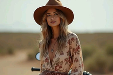 Aprendé a vestirte con el estilo boho chic para esta temporada. Foto: Nyraa Fashion