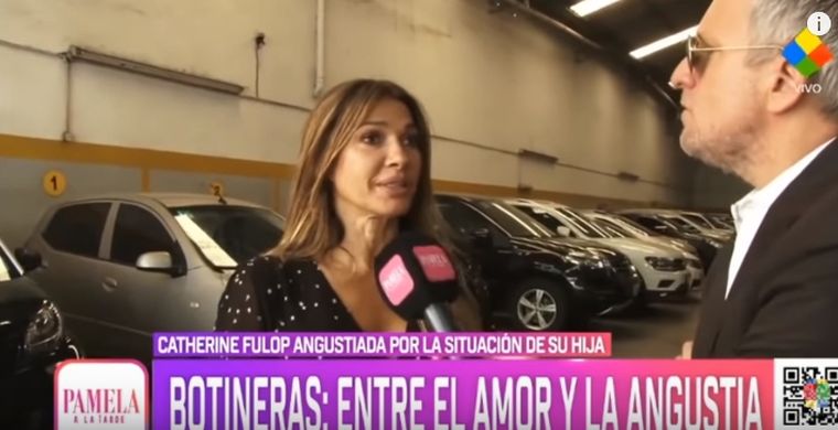 La angustia de Catherine Fulop.