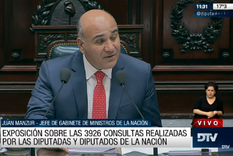 el jefe de gabinete, juan manzur, presenta su informe de gestion en diputados