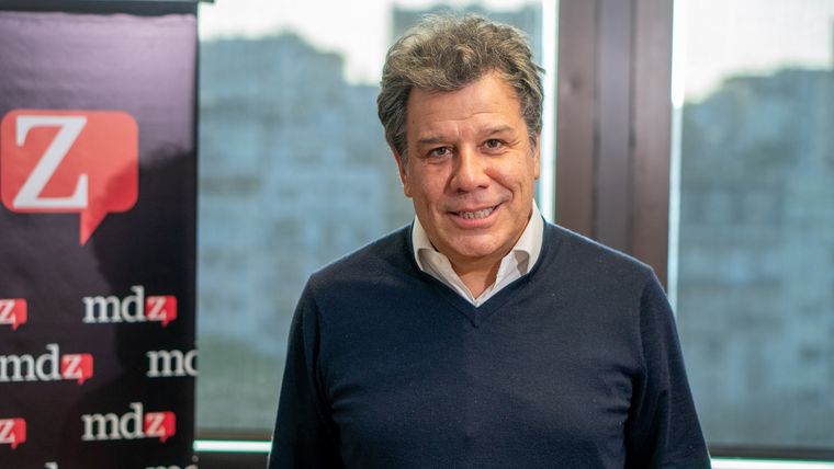 Facundo Manes en la redacción de MDZ.