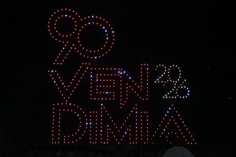 El cierre de la Fiesta de la Vendimia estuvo a cargo de un show de drones que dejaron a todos con la boca abierta. El cierre de la Fiesta de la Vendimia estuvo a cargo de un show de drones que dejaron a todos con la boca abierta.