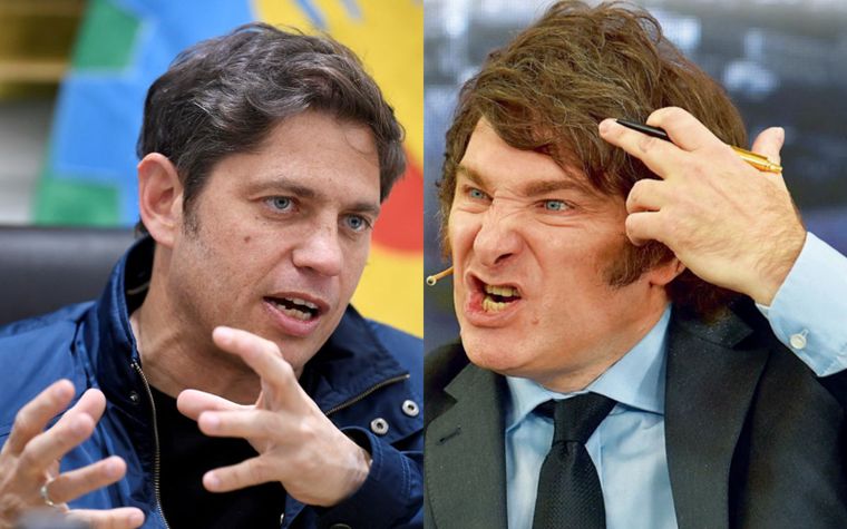 Kicillof mantiene la ventaja sobre Javier Milei.