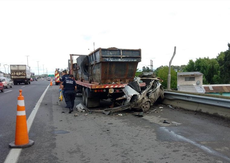 Así quedaron los vehículos Foto: Télam