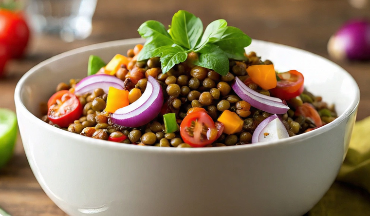 Esta receta es muy elegida en verano porque las lentejas se disfrutan frías. Esta receta es muy elegida en verano porque las lentejas se disfrutan frías.