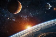 Tras la puesta del Sol, la alineación planetaria dibujará un arco suave sobre el horizonte oeste. &nbsp;