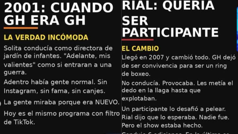 Rodrigo Lussich contra Gran Hermano y sus conductores. Rodrigo Lussich contra Gran Hermano y sus conductores.