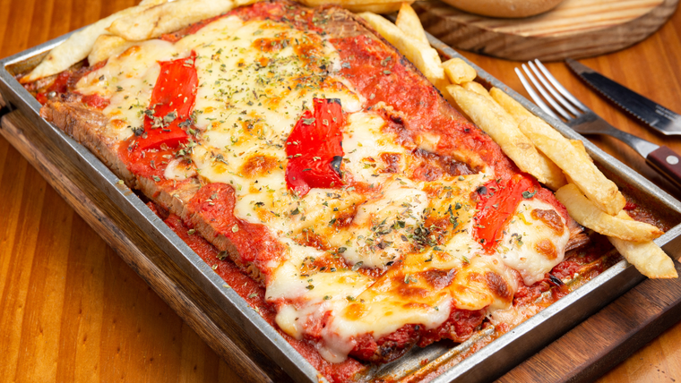 Receta original de matambre a la pizza Receta original de matambre a la pizza