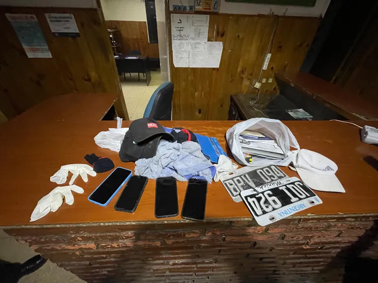 Lo incautado por los efectivos. 