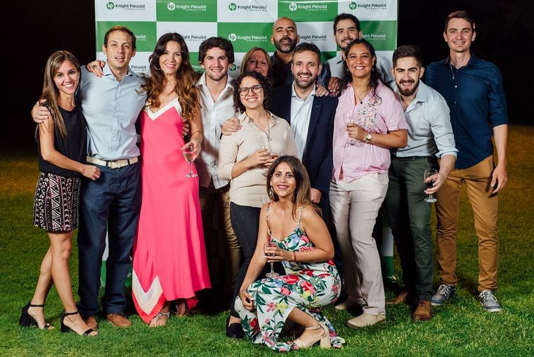 El equipo que le puso energía a la fiesta.