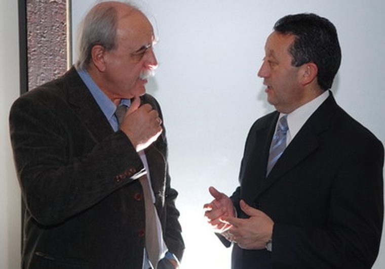 Follonier fue visto en el Congreso negociando con algunos diputados. Foto: Prensa Gobernación