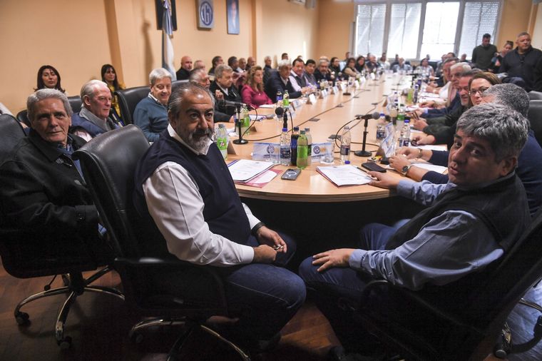 CGT Milei no quiere tocar la casta sindical y sostiene que es algo interno de los gremios Foto: Télam