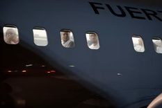 Colombia recibe a 110 ciudadanos reportados de EE.UU. en un nuevo vuelo humanitario. Foto: Cancillería.